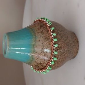 Ankle Bracelet, Neon Green,  Summer,  Handcrafted by Rust Belt Raised